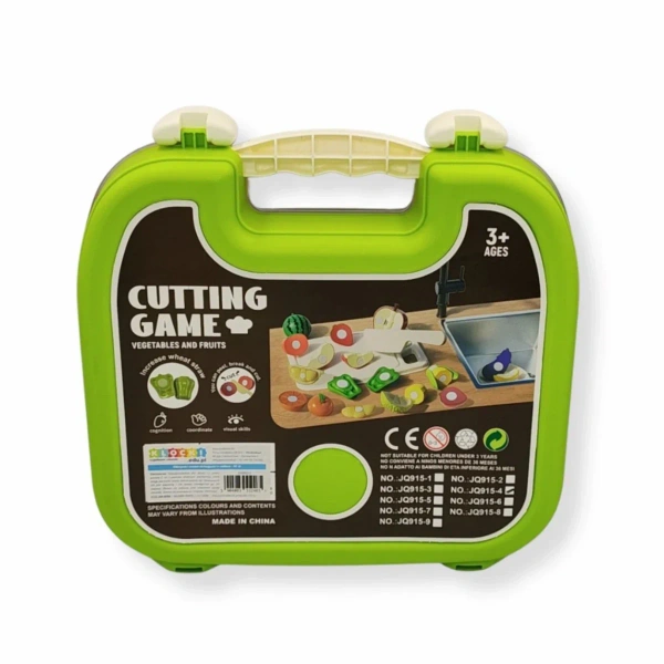 Cutting vegetables and fruits 18 pcs in case – Jinkee 3+