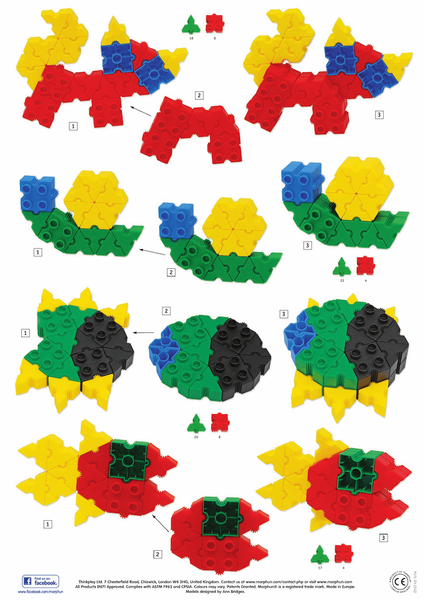 Morphun Starter Mega Zestaw 1200 el. – klocki konstrukcyjne 3+