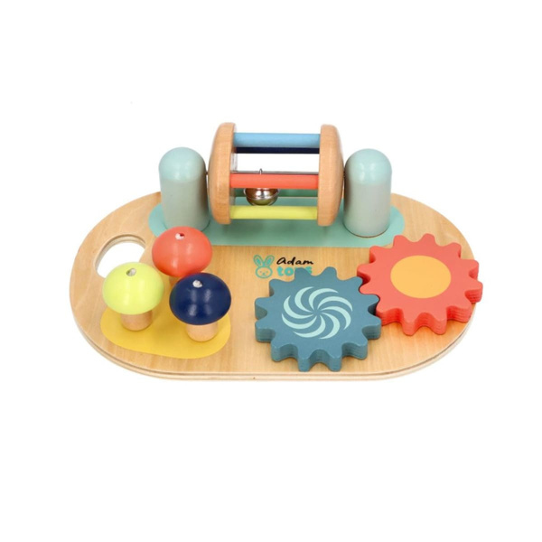 Wooden sensory activity board