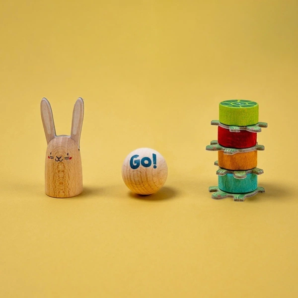 Gra zespołowa zając i żółw Ready Steady Go! – Londji dla dzieci 5+