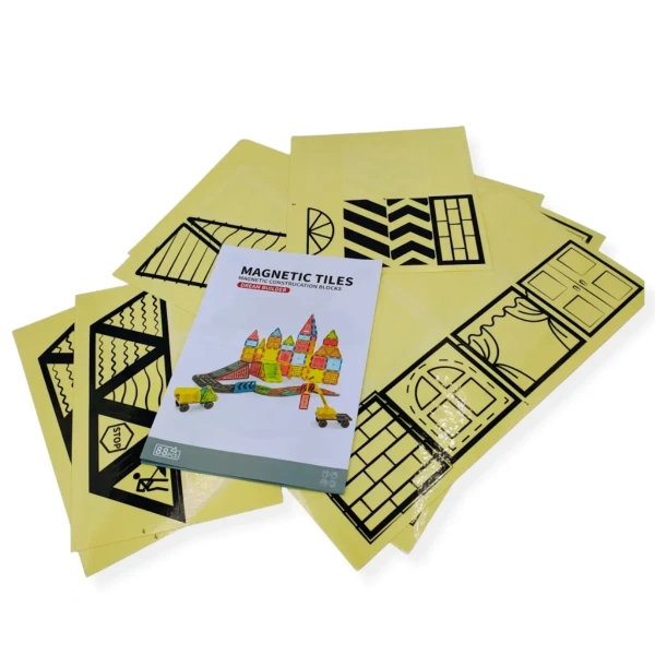 Magnetic Tiles XL 88 pcs – Large Building Blocks – Magnetic Tiles 3+