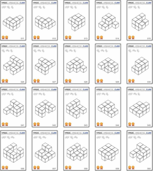 Magnetic Cubes - Magic Magnetic Cubes 56 el.