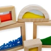 Wooden Sensory Blocks with Sand & Water 22 pcs – Kabi 2+