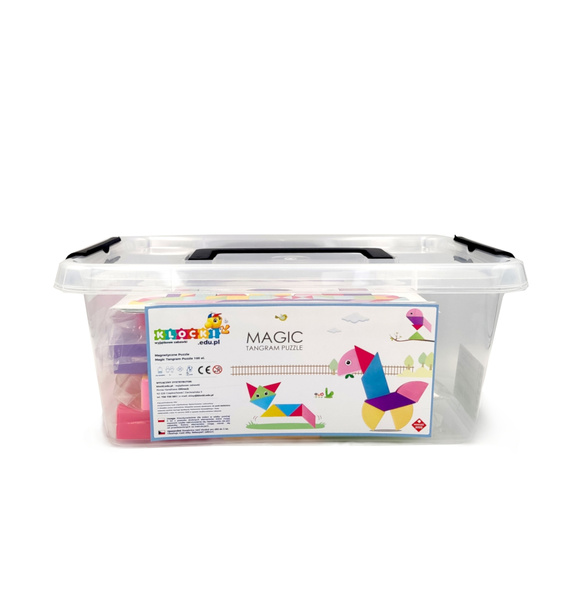 Magnetic Tangram Blocks - Magic Tangram 100el.