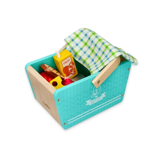 Picnic basket with accessories - mint