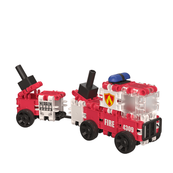 Clics Bucket 8in1 127 el. - Construction blocks - Fire brigade