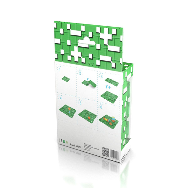 Klocki Meli Maxi baza konstrukcyjna Green 6 płytek – 3+