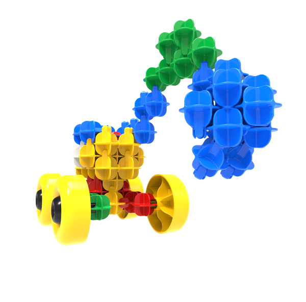 Klocki konstrukcyjne Molyka Blue Box 158 elementów 3+ – Molyka
