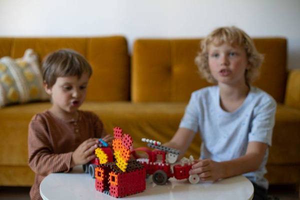 Mini Waffle Firefighter blocks medium set 90 el.