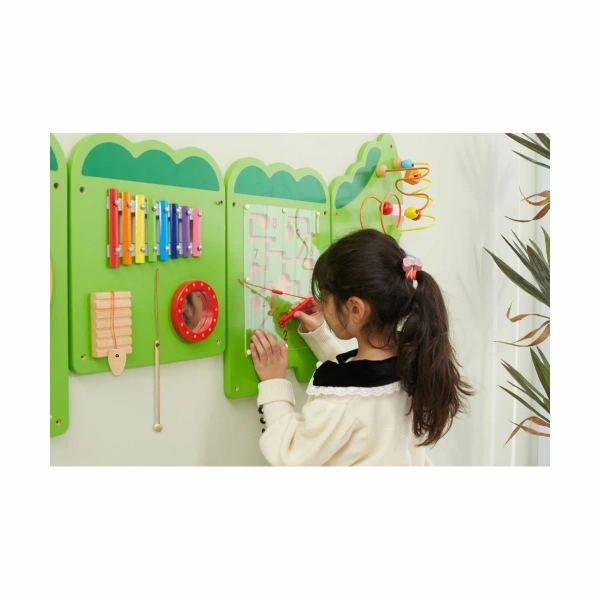 Viga Toys panel ścienny krokodyl XL — tablica sensoryczna 18m+