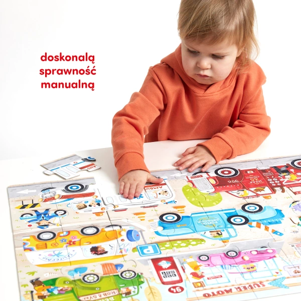 Puzzle CzuCzu Moto puzzle Auta pojazdy 3+