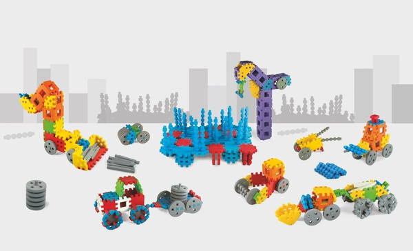 Mini Waffle Constructor blocks 140 el.