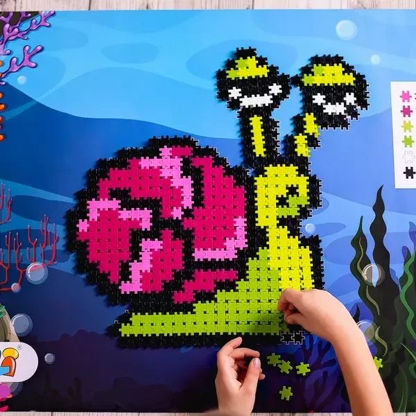 Meli Minis Shells 2-in-1 Snail and Turtle blocks 500 el.