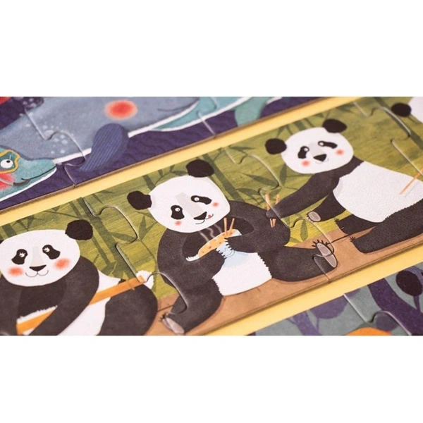 Counting Puzzle for Kids 10 Penguins 55 pcs – Londji 3+