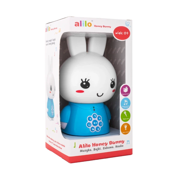 Króliczek Alilo Honey Bunny G6 BLUE - niebieski