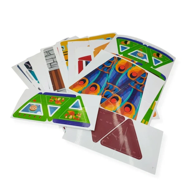 Kaleidoscope Magnetic Tiles 199 pcs Transparent – Xinbida 3+