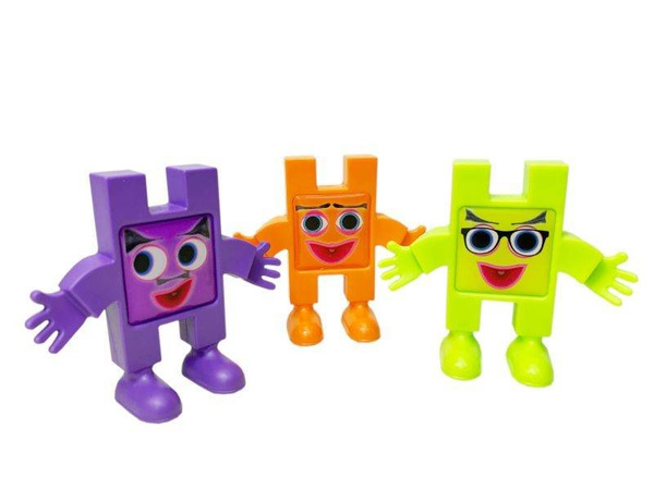 Klocki Meli Emoti Happy 12 figurek z naklejkami emocji – 3+
