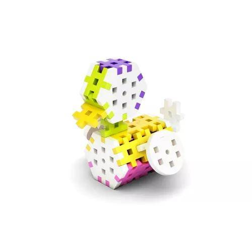 Klocki konstrukcyjne Meli Maxi Constructor Pink 120 el. – 3+