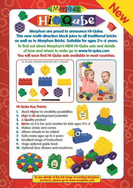 Morphun Hi-Qube 9 Models - Construction Blocks