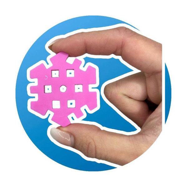 Klocki konstrukcyjne Meli Constructor Pink 200 el. – zestaw 3+