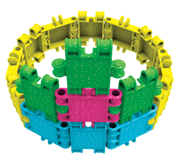 Clics Bucket 8in1 Glitter - Glitter 175 el.