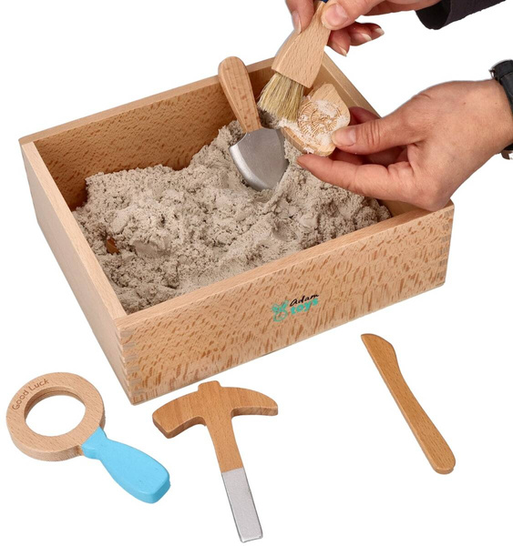 Little archaeologist set - with kinetic sand