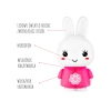 Króliczek Alilo Honey Bunny G6 PINK - różowy
