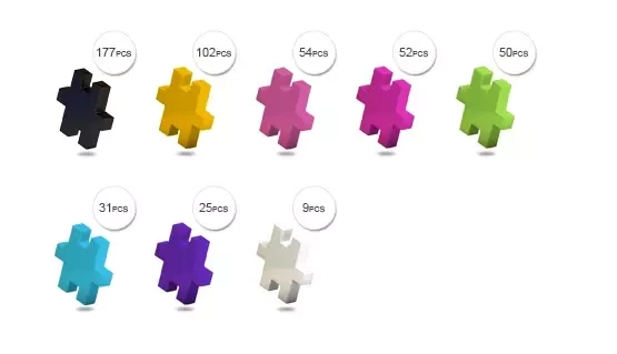 Klocki konstrukcyjne Meli Minis Fly 2w1 500 el. – zestaw 4+