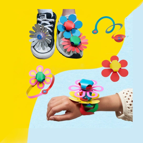 Clixo magnetic blocks - Jewelry making set - 28 el.