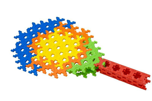 Klocki konstrukcyjne Incastro Cube XL 100 elementów 4+