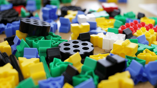 Morphun 24 Animals 252 el. - Construction blocks