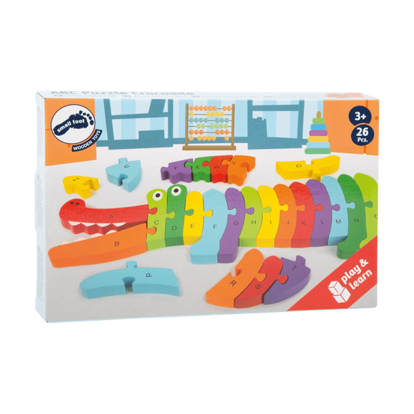 Crocodile puzzle - learning ABC letters