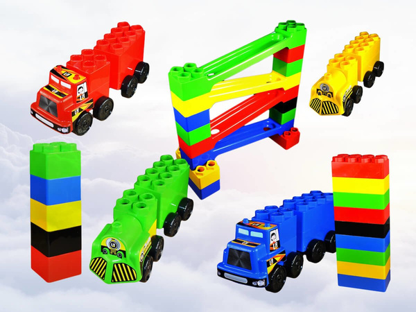 Bricks Giant Vehicles + Slide 103 el.