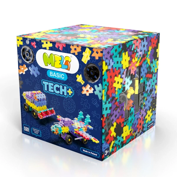 MELI Tech+ 520 Building Blocks – Advanced Construction Set for Young Engineers