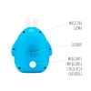 Alilo happy bunny P1 BLUE - blue