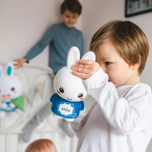 Króliczek Alilo Big Bunny G7C BLUE - niebieski