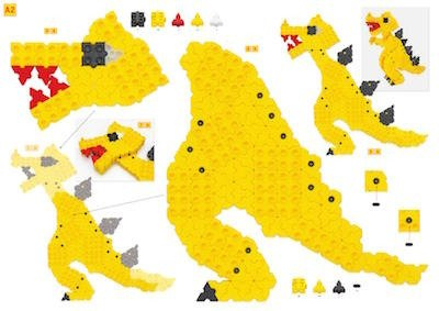 Morphun Lew i T-Rex 2374 el. - Klocki konstrukcyjne