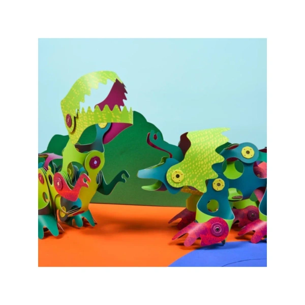 Flexible Magnetic Dino Blocks 36 Pieces – Clixo Adventur4+