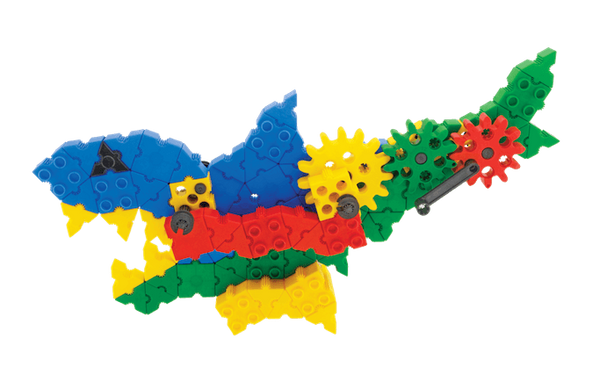 Klocki Gearphun Rekin i Krokodyl - 200 el.