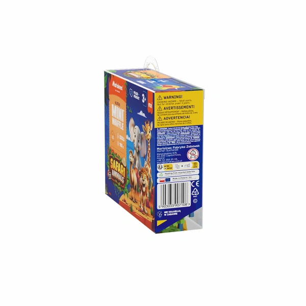 Marioinex Mini Waffle Animals Safari 100 el. – klocki z figurkami 3+