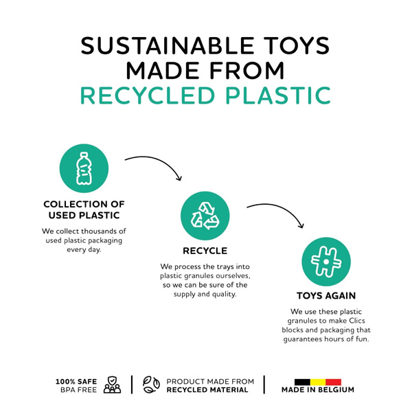 Klocki Nano Clics Wildlife zwierzęta 250 el. 8+