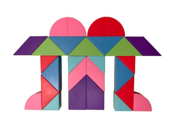 Klocki Magnetyczny Tangram - Magic Big Tangram 100el.