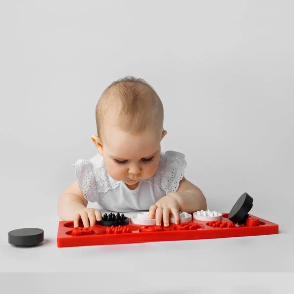 Contrast puzzle - sensory circles XL