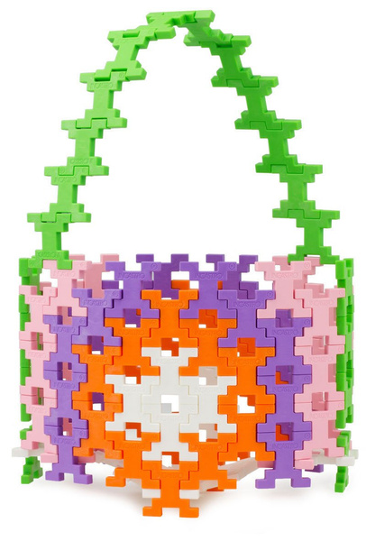 Klocki konstrukcyjne Incastro Midi Pink 60 el. pastelowe 4+