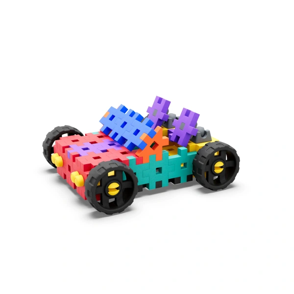 MELI Basic Tech+ 780 pcs – Construction Waffle Blocks with Mechanics 3+