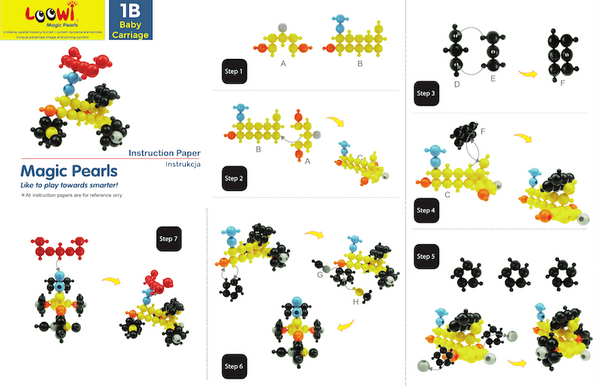 Loowi Vehicles 308 el. - Construction Blocks