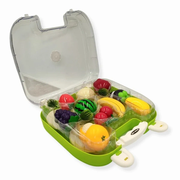 Cutting vegetables and fruits 18 pcs in case – Jinkee 3+