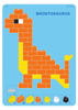 Klocki konstrukcyjne dinozaury 750 el. – Little Architect 5+