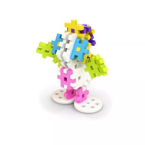 Klocki konstrukcyjne Meli Maxi Constructor Pink 220 el. – 2+