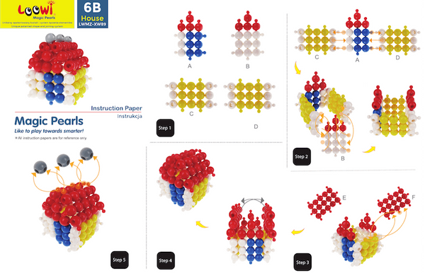 Loowi Vehicles 308 el. - Construction Blocks
